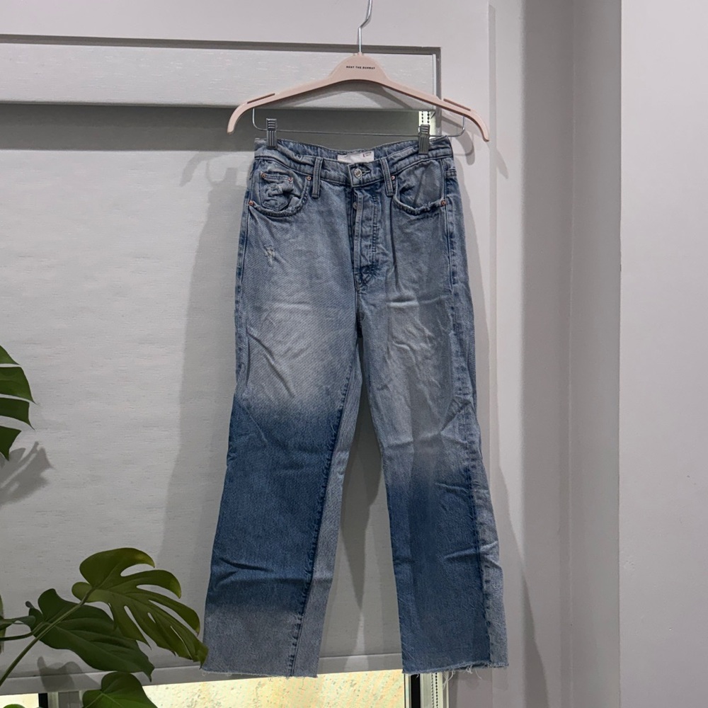 MOTHER Light Blue Men's Straight Jeans